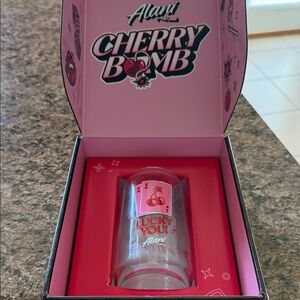 Alani Nu Pink Glass Straw Set